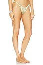 view 2 of 4 Waves Bikini Bottom in Gold