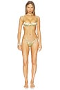 view 4 of 4 Waves Bikini Bottom in Gold