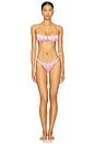 view 4 of 4 Tiny Twist Bikini Bottom in Pink & Blush