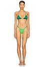 view 4 of 4 Swinger Bikini Bottom in Turquoise