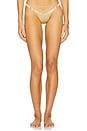 view 1 of 4 Dash Bikini Bottom in Gold Acid