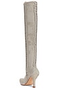 view 3 of 5 Macrame Line Tight Boot in Light Grey