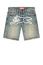 view 4 of 4 Blueberry Yogurt Jean Short in Blue Shade