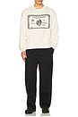 view 4 of 4 Card Sweatshirt in Antique White