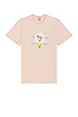 view 1 of 4 Cherry Face Short Sleeve Tee in Rose Smoke