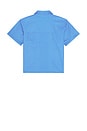 view 2 of 5 Decker Short Sleeve Woven Shirt in Victoria Blue