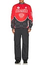 view 4 of 4 Worldwide Moto Jersey in Fiery Red