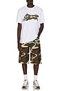 view 3 of 4 CAMISETA CAMO DOG in White