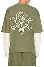 view 2 of 4 Bones Long Sleeve Tee in Four Leaf Clover
