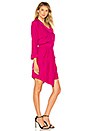 view 3 of 4 The Trench Dress in Fuchsia