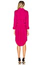 view 4 of 4 The Trench Dress in Fuchsia