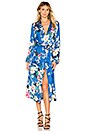 view 1 of 3 ROBE THE DRAPER in Chinoiserie Blue Bird