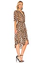 view 2 of 3 The Cha Cha Wrap Dress in Leopard