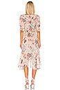 view 3 of 4 ROBE DRAPÉE CHA CHA in Peach Jaipur Floral