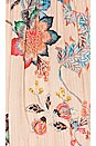 view 4 of 4 ROBE DRAPÉE CHA CHA in Peach Jaipur Floral