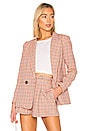 view 1 of 6 DB Blazer in Orange Shag Plaid