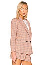view 3 of 6 DB Blazer in Orange Shag Plaid