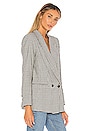 view 2 of 4 VESTE OBJECTS OF DEVOTION in Black & White Houndstooth