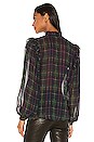view 3 of 4 Secretary Blouse in Classic Tartan