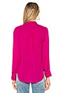 view 3 of 4 The Romantic Tie Blouse in Fuchsia