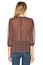 view 3 of 4 The Femme Blouse in Nouveau Floral Wine