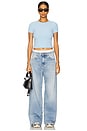 view 5 of 6 Debby Wide Leg in Denim Light
