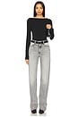 view 6 of 7 Jodie Straight Leg Jeans in Grey