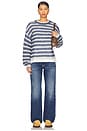 view 5 of 6 Iris Wide Leg Jeans in Deep Blue