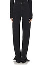 view 1 of 6 Jodie Straight Jeans in Graphite Black
