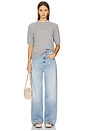 view 5 of 6 Poppy Wide Leg Jeans in Sky Blue