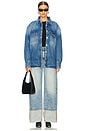 view 4 of 4 Noa Eco Overshirt in Denim Medium