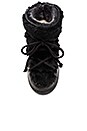view 4 of 5 BOTTINES EN FOURRURE DE LAPIN DOUBLÉ AGNEAU in Black