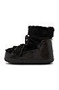 view 5 of 5 BOTTINES EN FOURRURE DE LAPIN DOUBLÉ AGNEAU in Black
