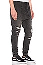 view 2 of 4 PANTALON ZESPY in Stressed Denim Black