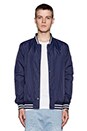 view 2 of 4 Brooklyn Bomber Jacket in Navy