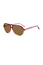 view 2 of 4 in Love Aviator in Red, Yellow & Brown