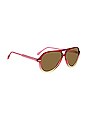 view 3 of 4 in Love Aviator in Red, Yellow & Brown