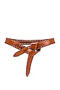 view 1 of 3 Lecce Braided Leather Belt in Natural