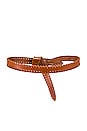 view 2 of 3 Lecce Braided Leather Belt in Natural