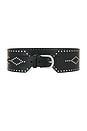 view 1 of 3 Lucie Belt in Black & Silver