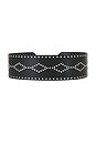 view 2 of 3 Lucie Belt in Black & Silver