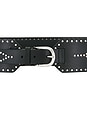 view 3 of 3 Lucie Belt in Black & Silver