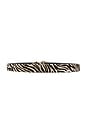 view 2 of 3 Depson Belt in Zebra & Palladium