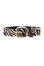 view 4 of 3 Depson Belt in Zebra & Palladium