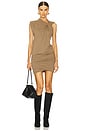 view 1 of 4 Leany Dress in Light Khaki