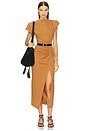 view 1 of 5 Nadela Dress in Caramel