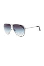 view 2 of 3 Aviator Sunglasses in Palladium