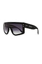 view 2 of 3 Mask Sunglasses in Black