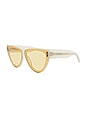 view 2 of 3 Flat Top Sunglasses in Ivory