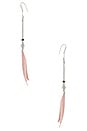 view 2 of 3 Long Earrings in Rosewood & Silver